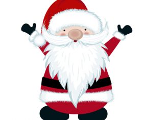 Cute santa cartoon vectors illustration