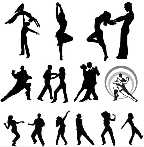 Dancing People Set 4 vector