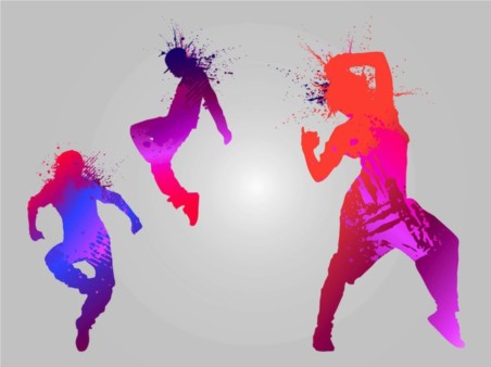 Dancing Silhouettes vector