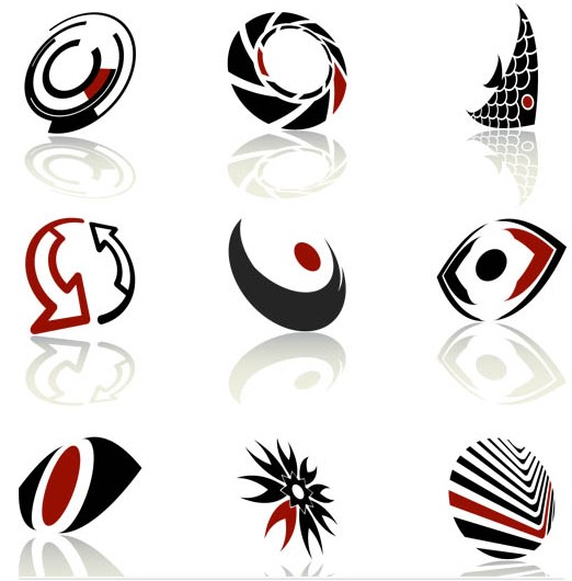 Dark Logotypes design vectors
