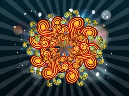 Decorative Swirls Illustration vector