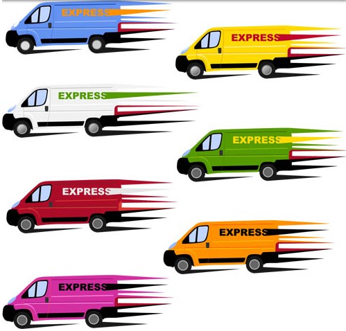Delivery Service free set vector
