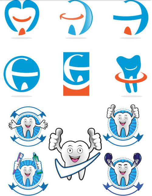 Dental Logotypes vector