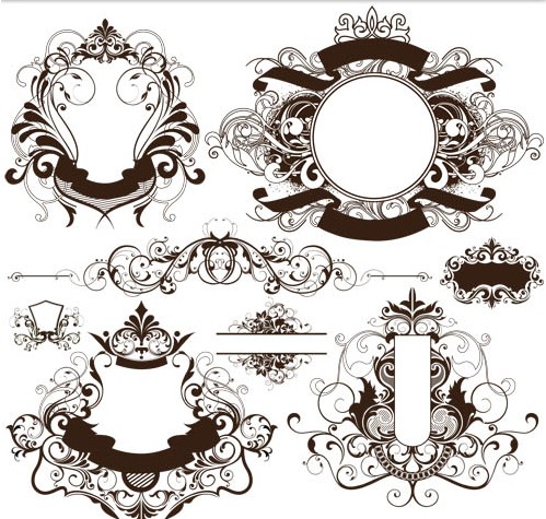 Design Royal Elements vector
