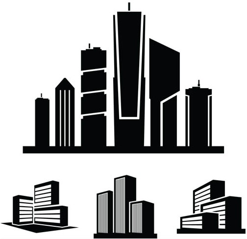 Different Building Logo design vectors