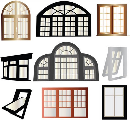 Different Style Windows vector