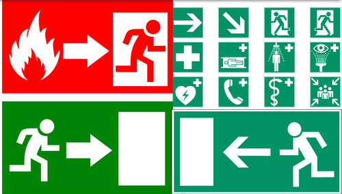 Different Warning Signs vector design