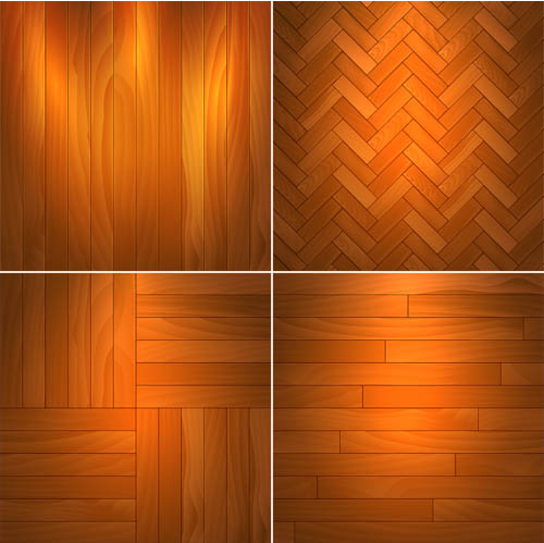 Different Wooden Textures art vector