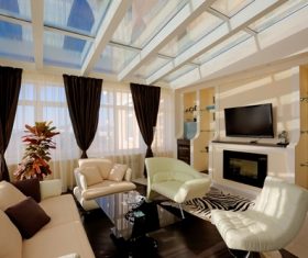 Different styles of living room Stock Photo 02