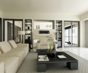 Different styles of living room Stock Photo 08