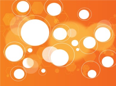 Digital Orange Background vectors graphics