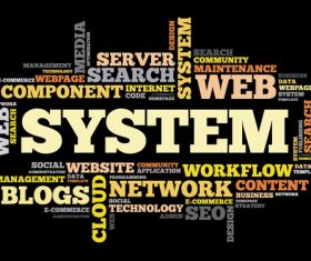 Digital world modern background vectors 05