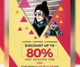 Discount Sale Promotion Flyer PSD Template