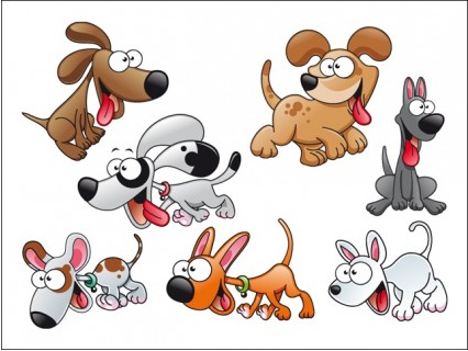 Dogs free vector graphics