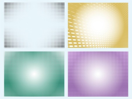Dotted Backgrounds vector