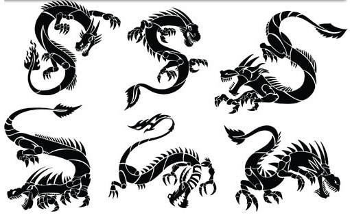 Dragon Tattoo free vector