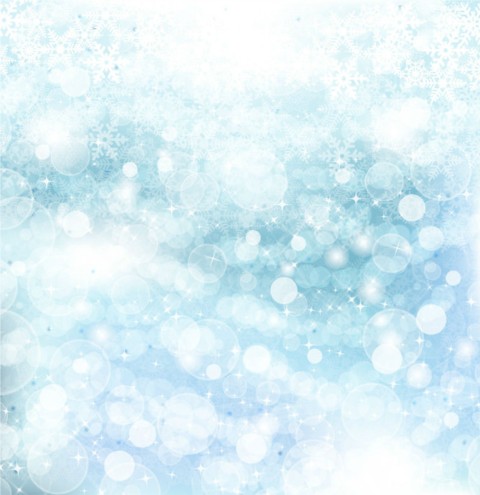Dream flying snowflake background vectors graphic
