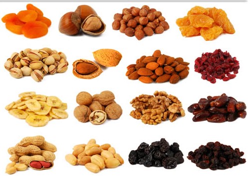 Dried Fruits free vector set