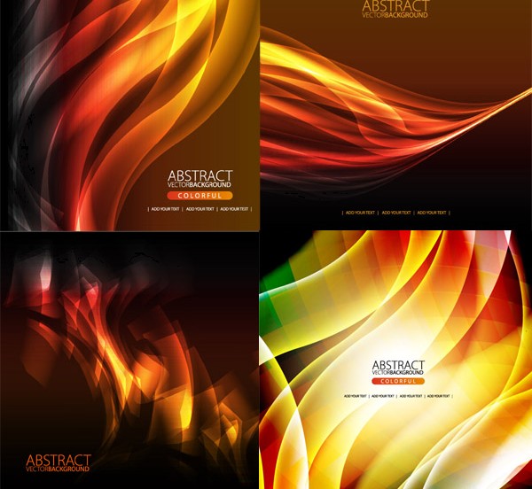 Dynamic light background vector graphics