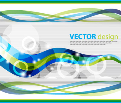 Dynamic wave background 1 vector