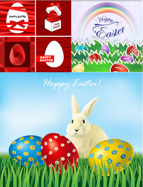 Easter Backgrounds vector
