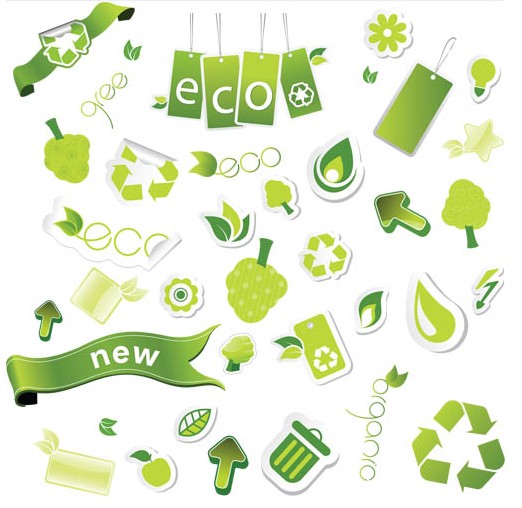 Eco Tags vector