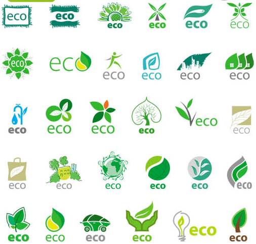 Ecology Symbols 2 set vector