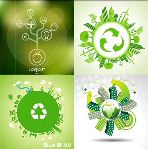 Ecology graphic vector