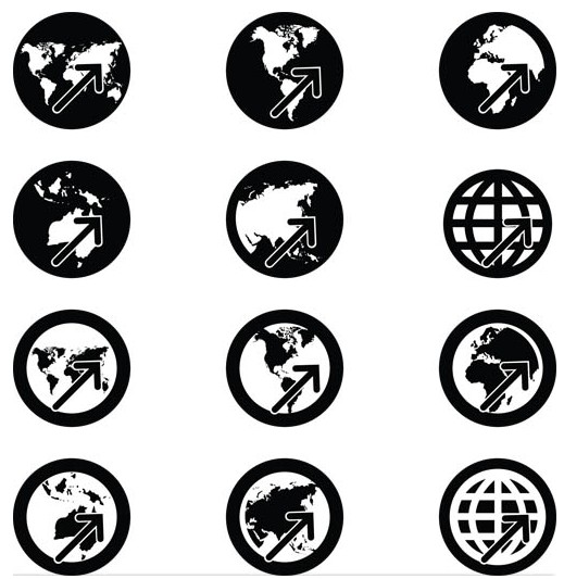 Economical Icons vectors graphic