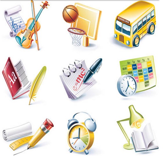 Education Icons vector