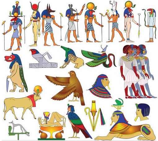 Egypt graphic design vectors