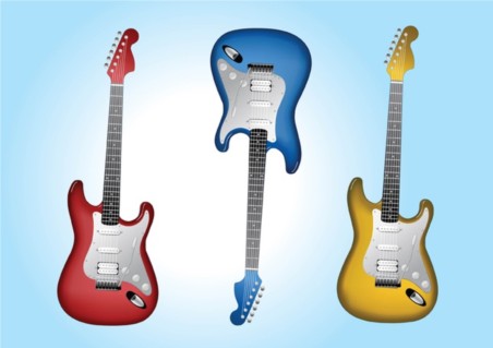Electric Guitars vector graphics