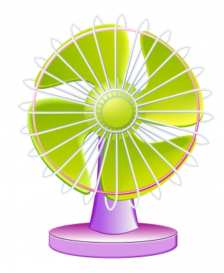 Electric fan Free shiny vector