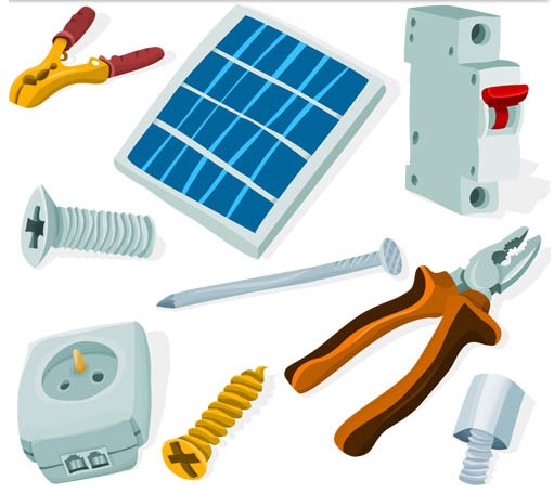 Electrical Items vector