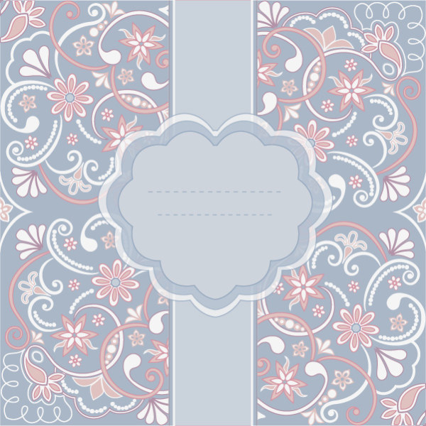Elegant Floral frames background 1 vector