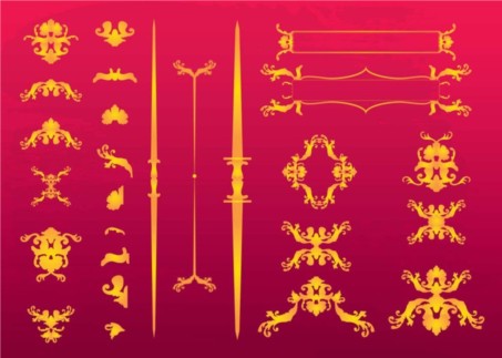 Elegant Ornaments vector