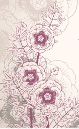 Elegant floral background 02 vectors