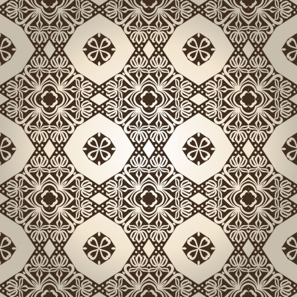 Elegant seamless pattern 1 shiny vector