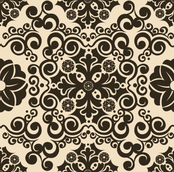 Elegant seamless pattern 3 shiny vector