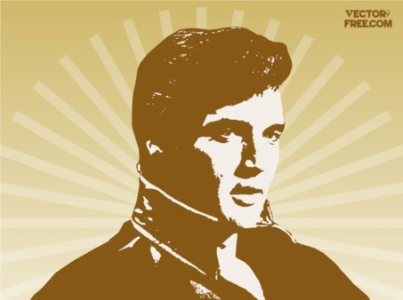 Elvis Presley vector graphics