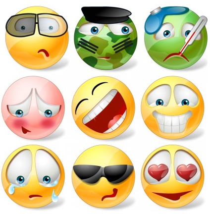 Emoticons Icons vector