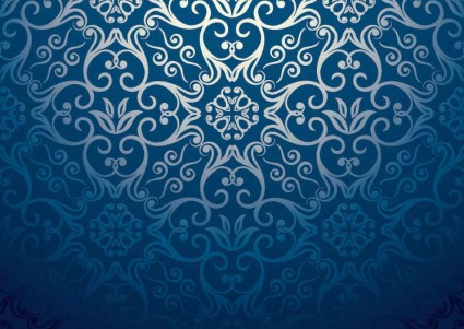 European pattern background vector material