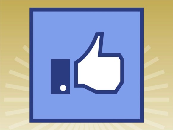 Facebook Like Icon vector graphics
