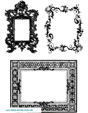 Fancy Frames and Ornate Borders 2 vector