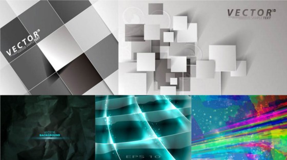 Fashion cubes background vectors
