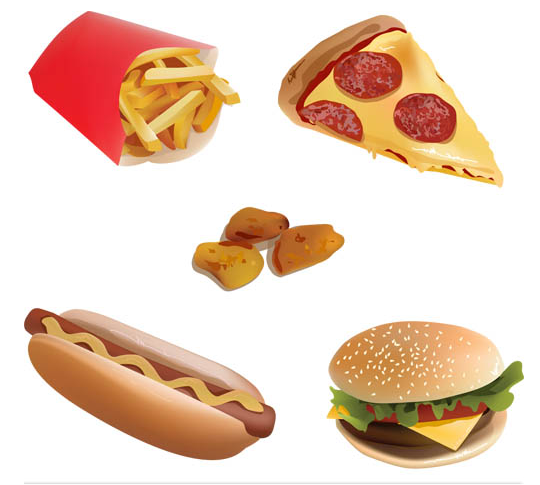 Fast Food free vector