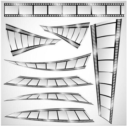 Filmstrip Elements graphic vector material