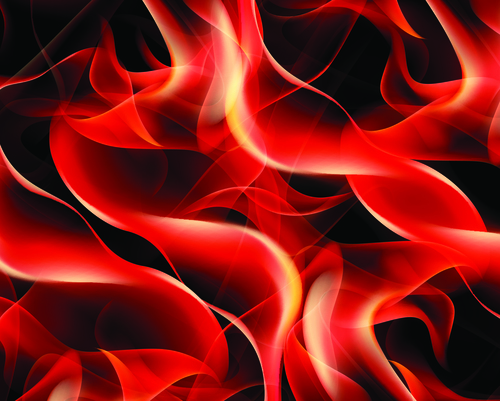 Fire wavy background vector