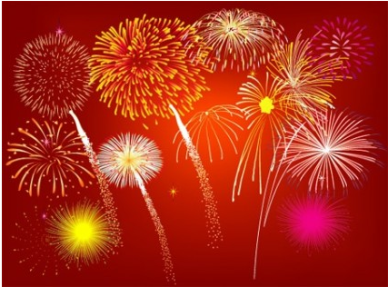 Fireworks Free vector