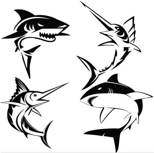 Fish Elements free vector
